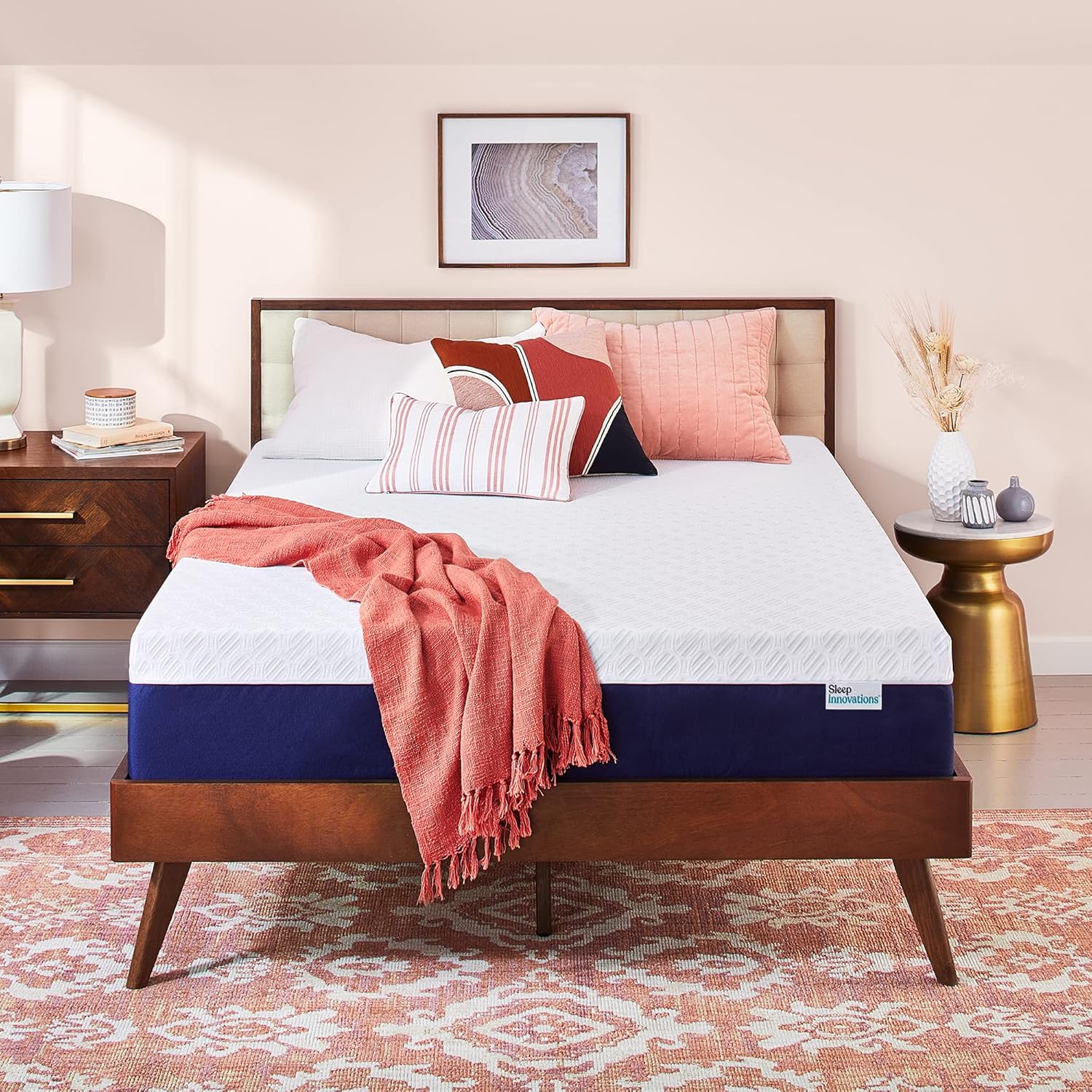 Sleep Innovations Shiloh 14 Inch Memory Foam Mattress, Cal King Size, Bed in a Box, Cradling Medium Support · v2