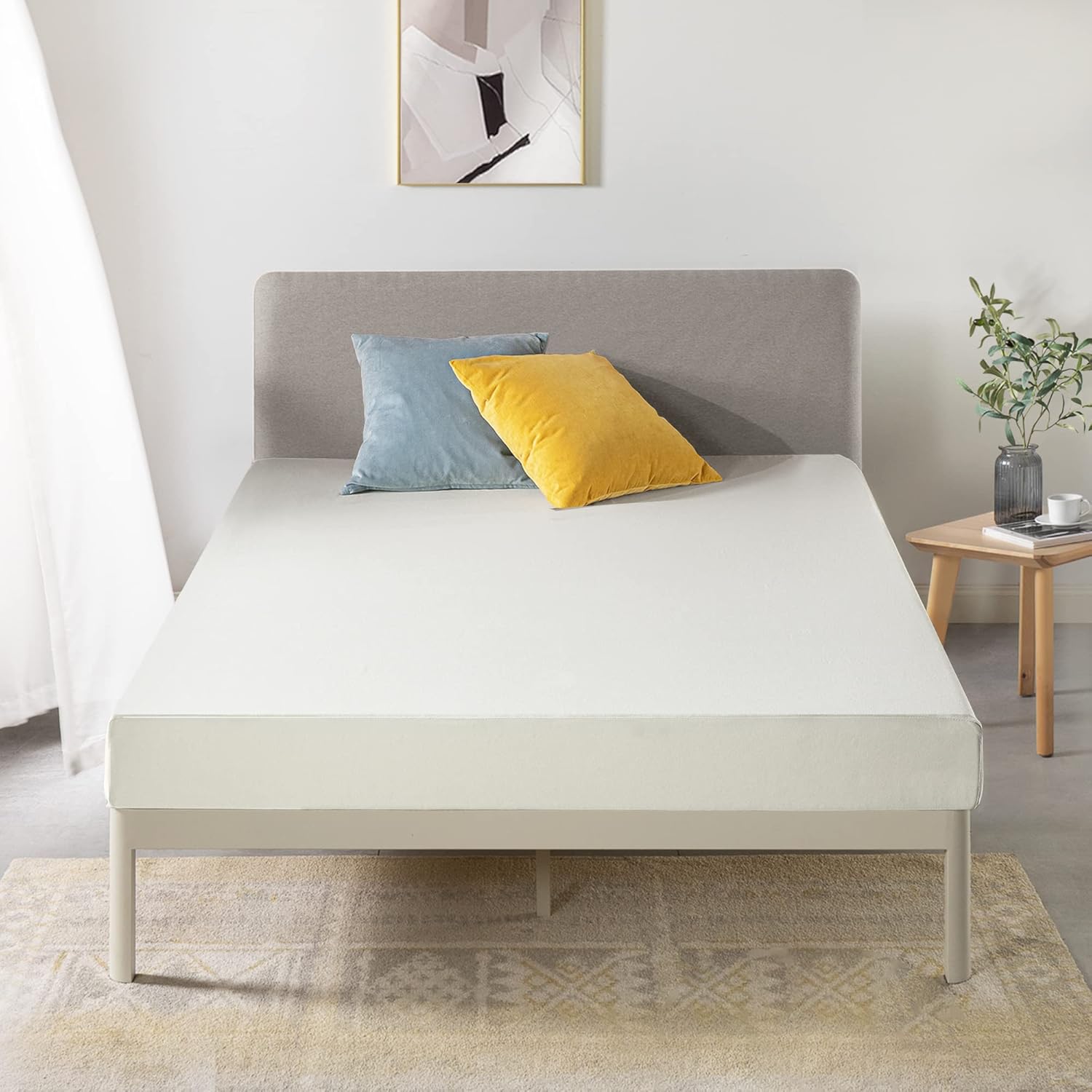 Best Price Mattress Full Mattress 6 inch Bed-In-A-Box, Green Tea Memory Foam White · v2