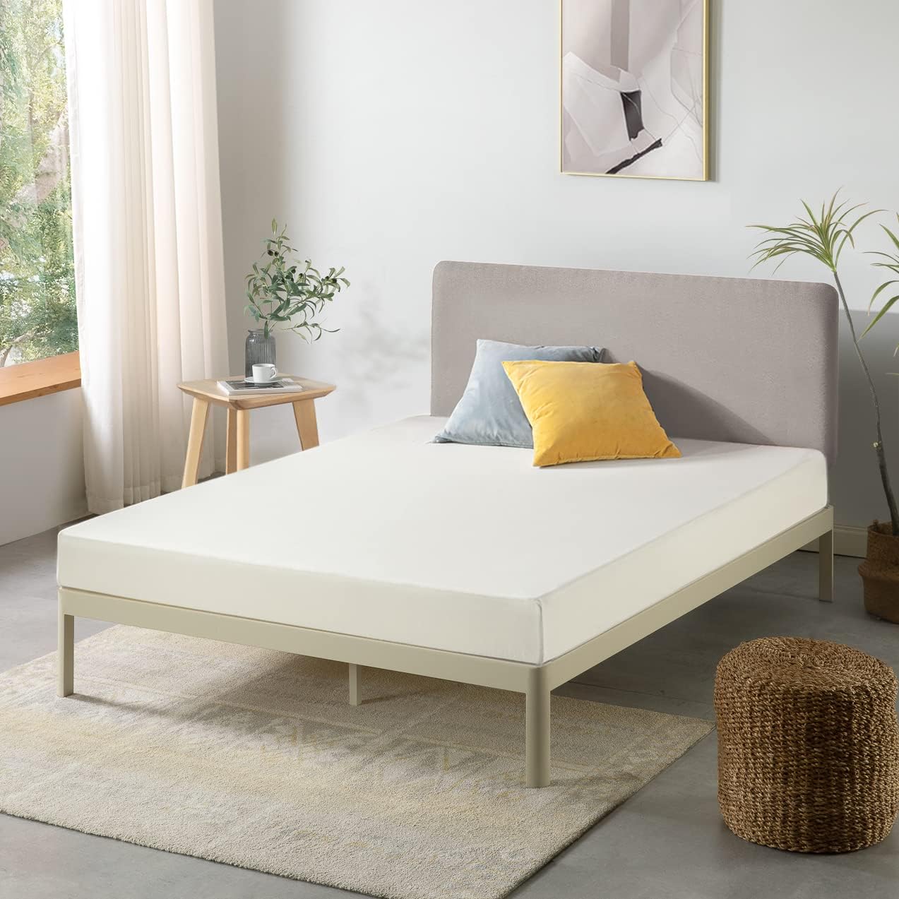 Best Price Mattress Full Mattress 6 inch Bed-In-A-Box, Green Tea Memory Foam White · v2