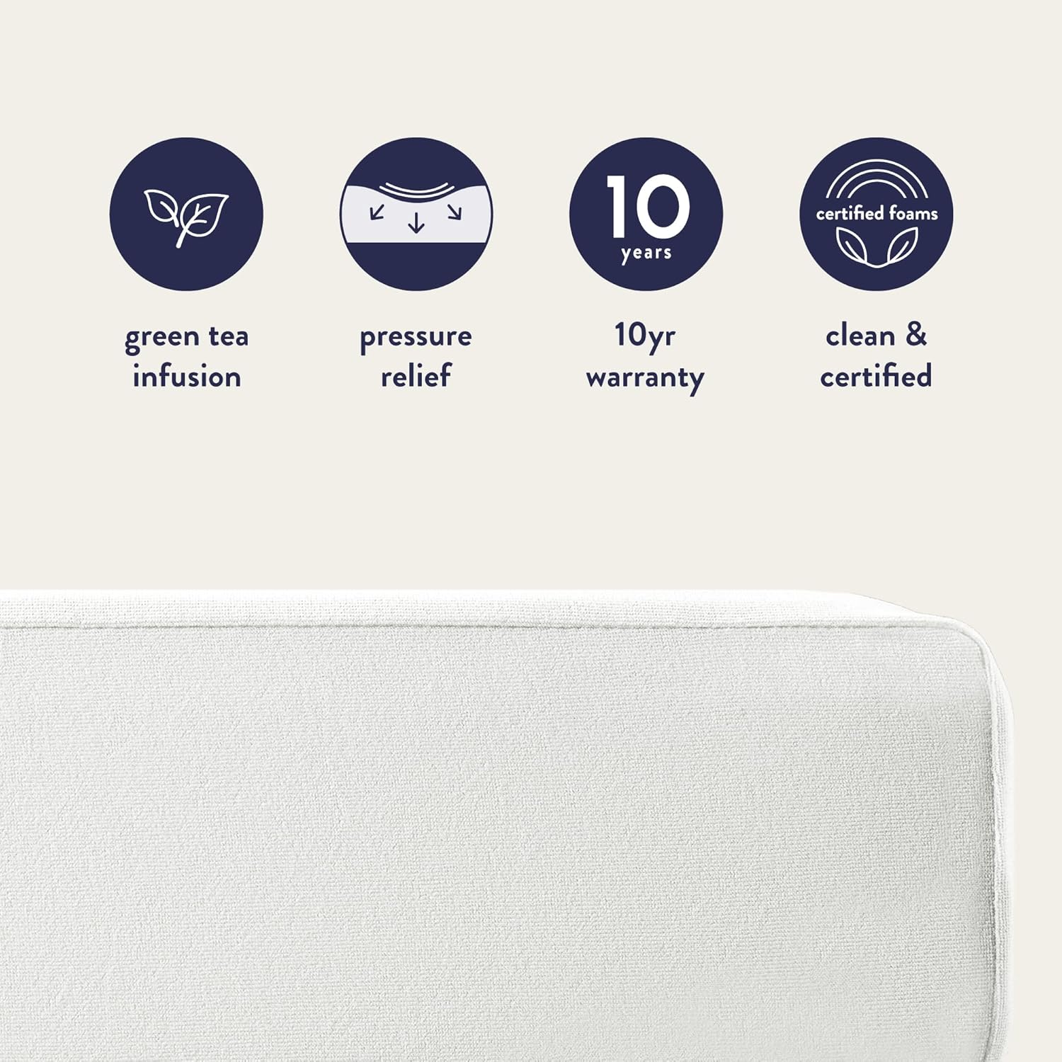 Best Price Mattress Full Mattress 6 inch Bed-In-A-Box, Green Tea Memory Foam White · v2