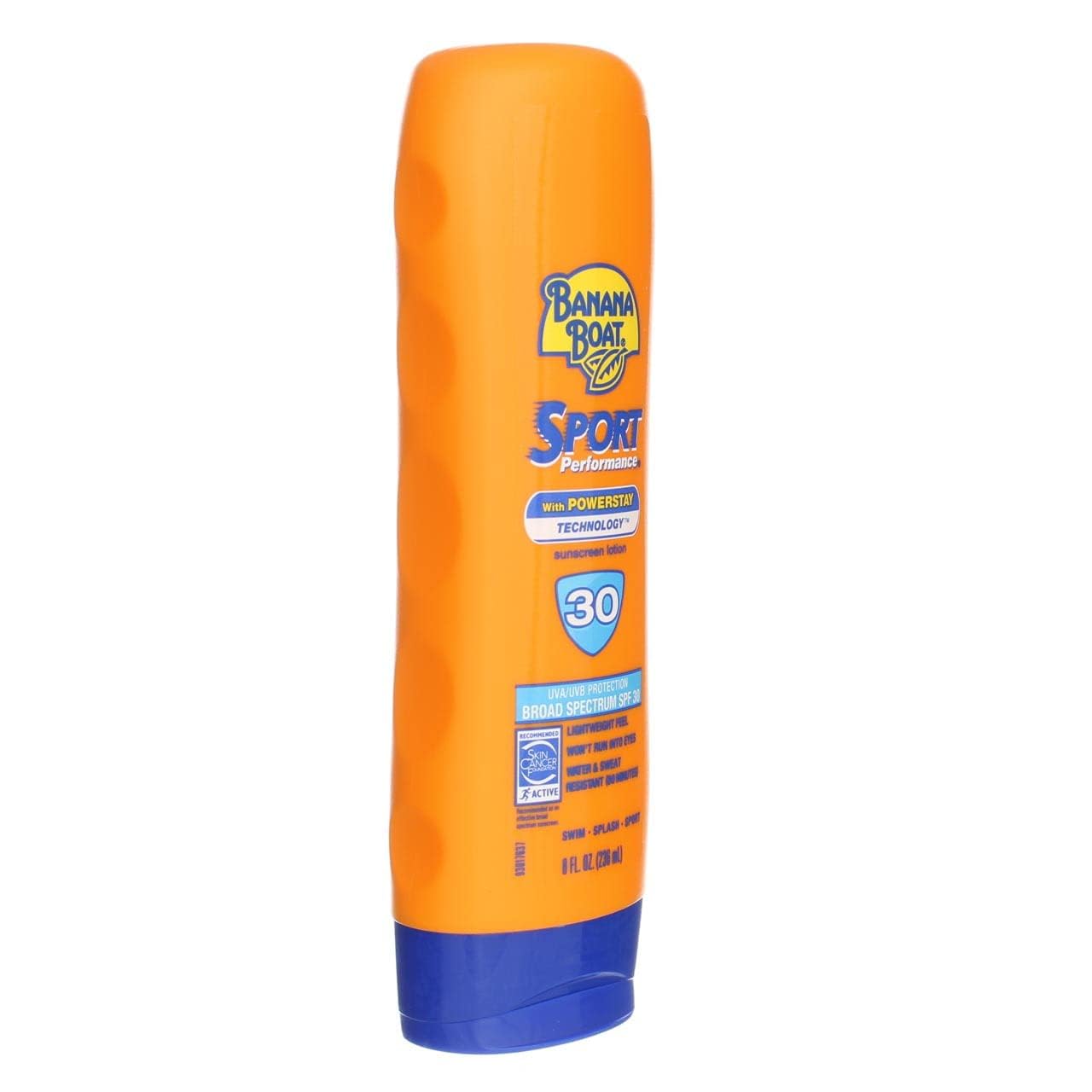 Banana Boat Water Resistant Sport Performance Broad Spectrum SPF 30 Sunscreen Lotion, Swim Splash Sport - Up to 80 Minutes Water Resistant, 8 Fl Oz (Pack of 2) · v7