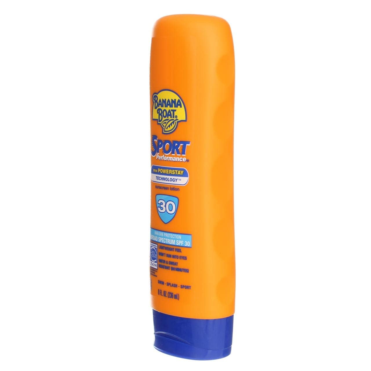 Banana Boat Water Resistant Sport Performance Broad Spectrum SPF 30 Sunscreen Lotion, Swim Splash Sport - Up to 80 Minutes Water Resistant, 8 Fl Oz (Pack of 2) · v7