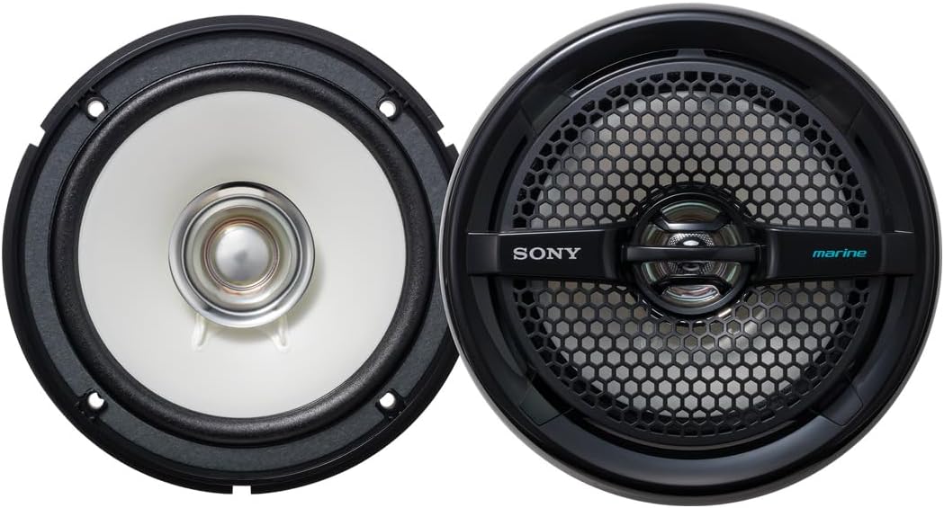 Sony XS-MP1611 Çift Koni Deniz Hoparlörleri, Siyah