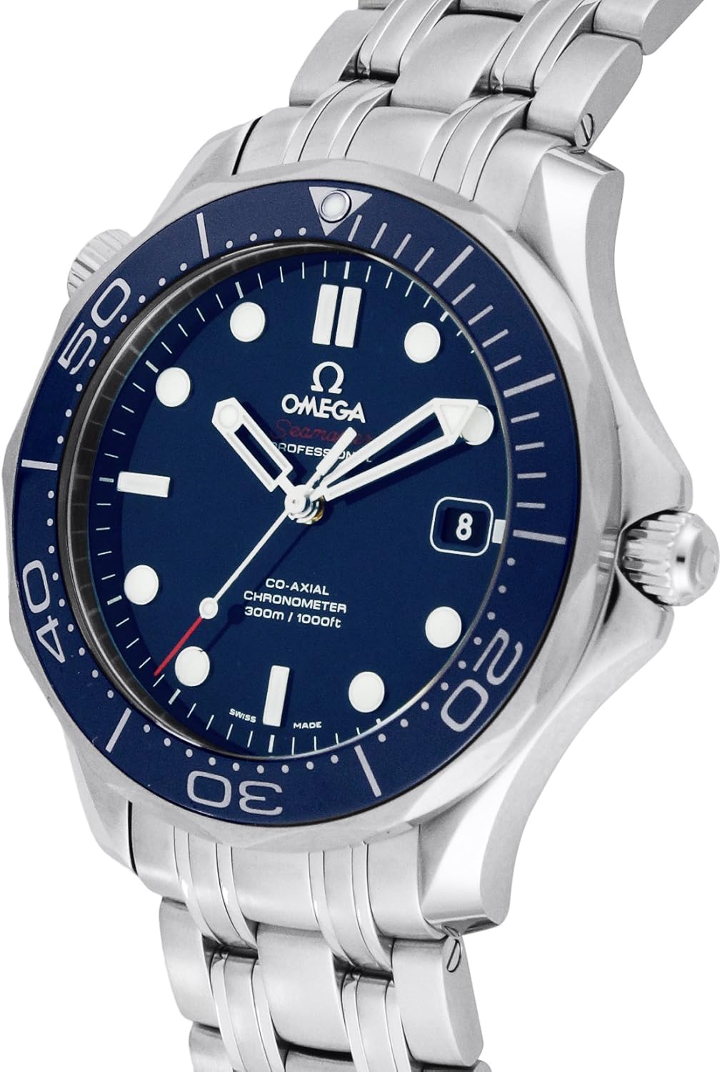 Reloj Omega 212.30.41.20.03.001 Seamaster Diver 300 m, coaxial, automático, suizo, automático, en tono plateado, para hombre