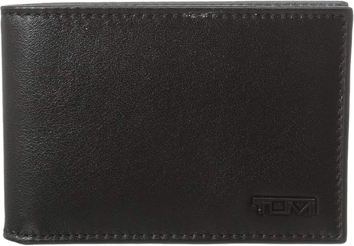 TUMI - Delta Slim Single Billfold Wallet - Leather Wallet - RFID Blocking Technology - Card Slots, Pockets - 4 x 3" - Black
