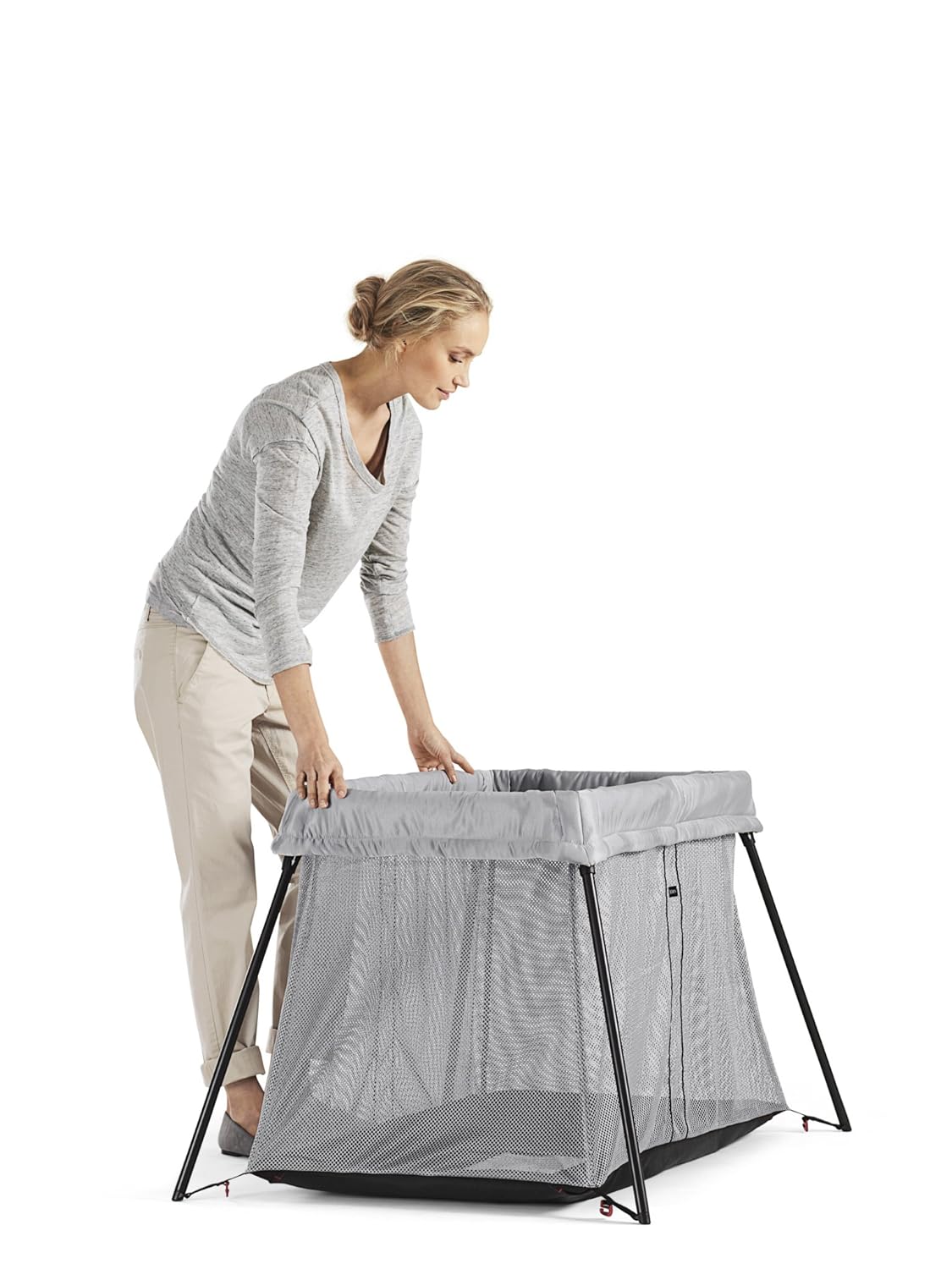 BabyBjörn Travel Crib Light - Black (040280US), One Size · v2