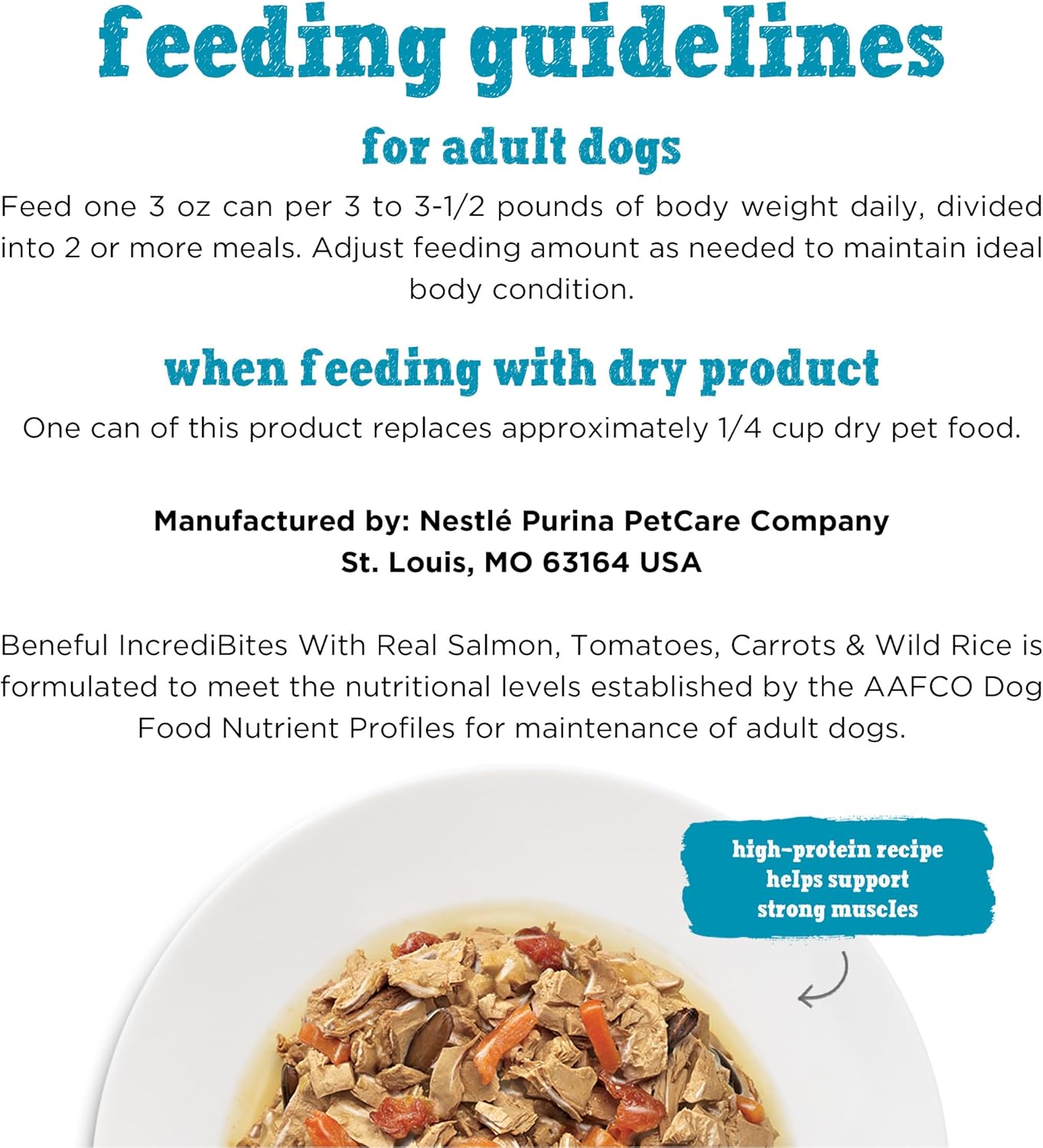 Nourriture humide pour chiens Purina Beneful Small Breed avec sauce, IncrediBites au vrai saumon - (8 paquets de 3) boîtes de 3 oz
