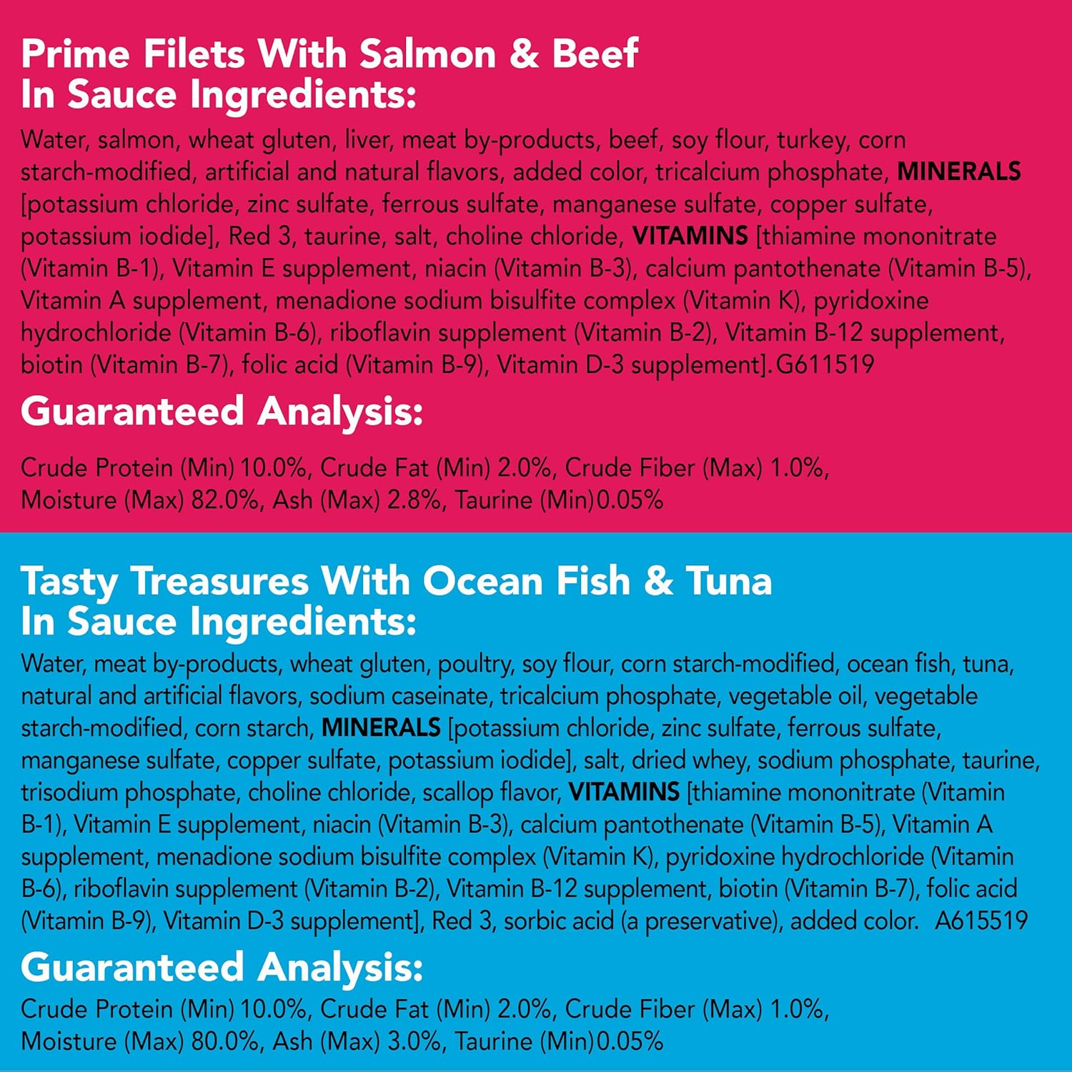 Paquete variado de comida húmeda para gatos Purina Friskies, Fish-A-Licious Shreds, Prime Filets Tasty Treasures (paquete de 32) latas de 5.5 oz