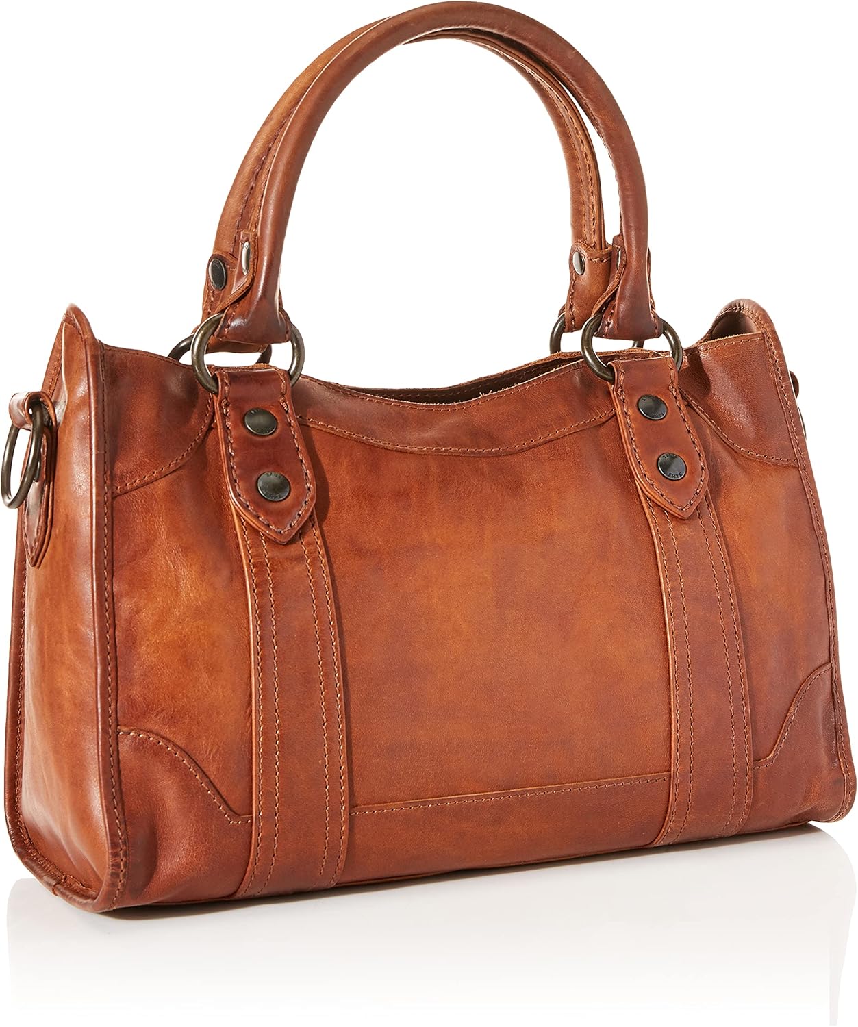 Frye Melissa Zip Satchel Leather Handbag · v2