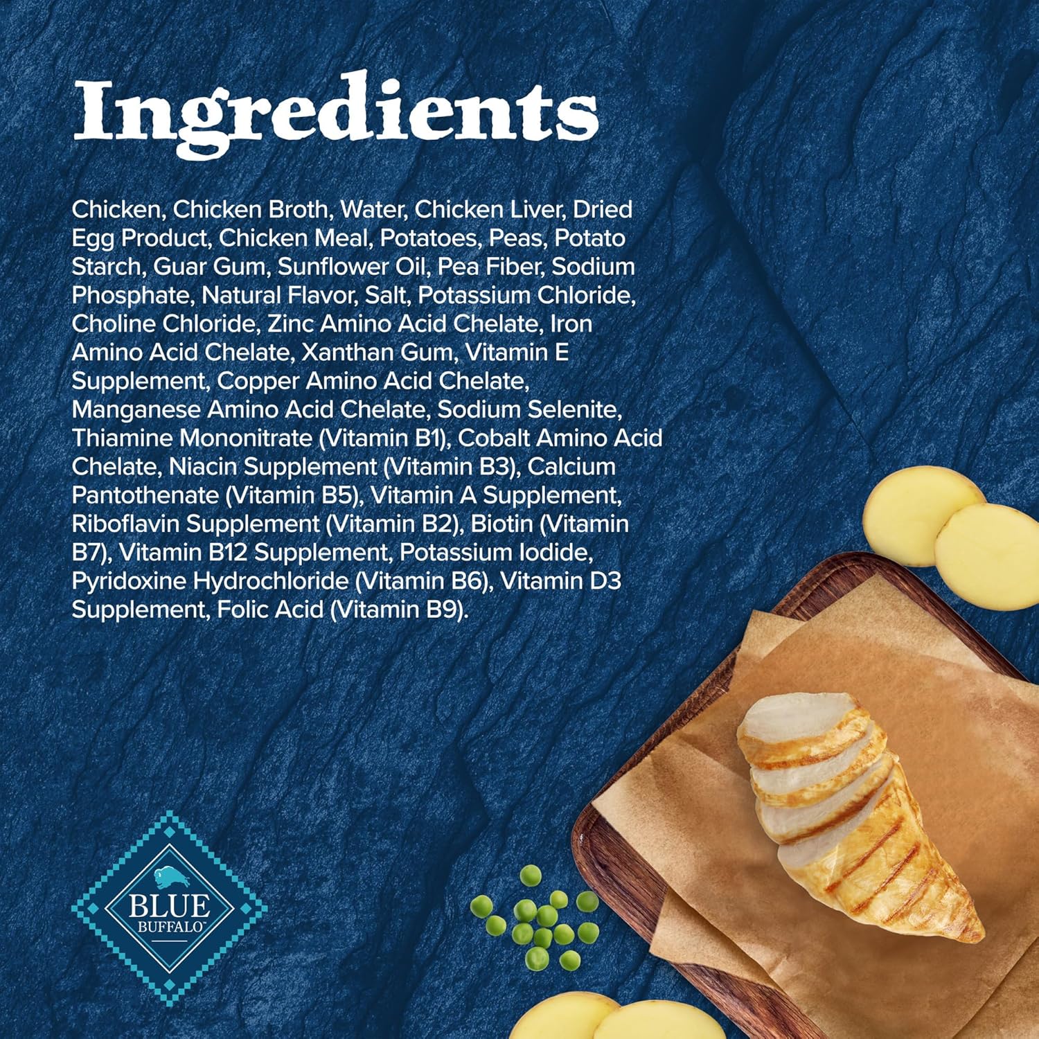 Blue Buffalo Wilderness Wolf Creek Stew High Protein, Natural Wet Food for Dogs, Hearty Chicken Stew in Gravy, 12.5-oz cans, 12 Count · v3