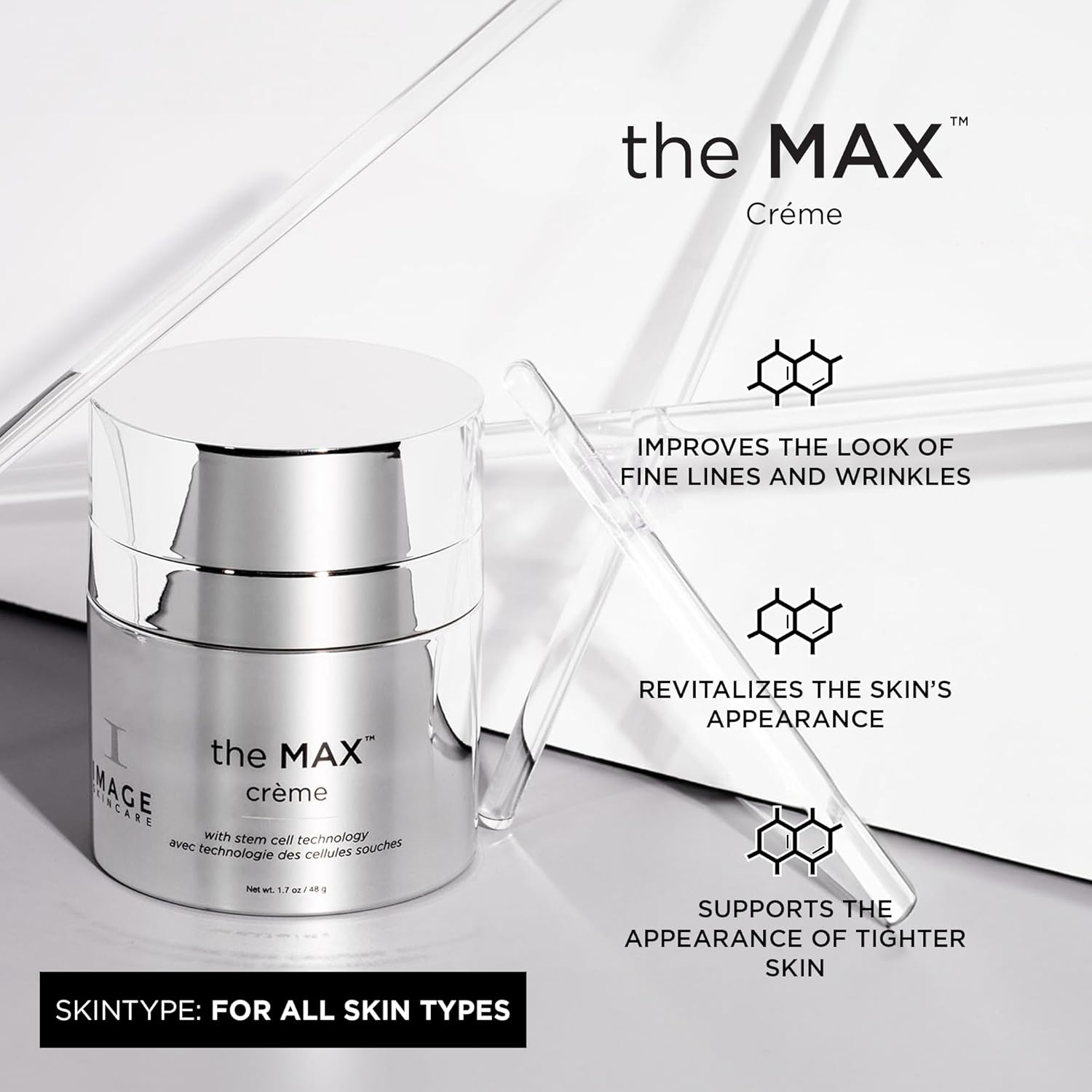 IMAGE Skincare, the MAX Crème, Anti-Aging Night Cream to Firm, Tighten, Smooth and Even Facial Skin Tone, 1.7 oz · v8