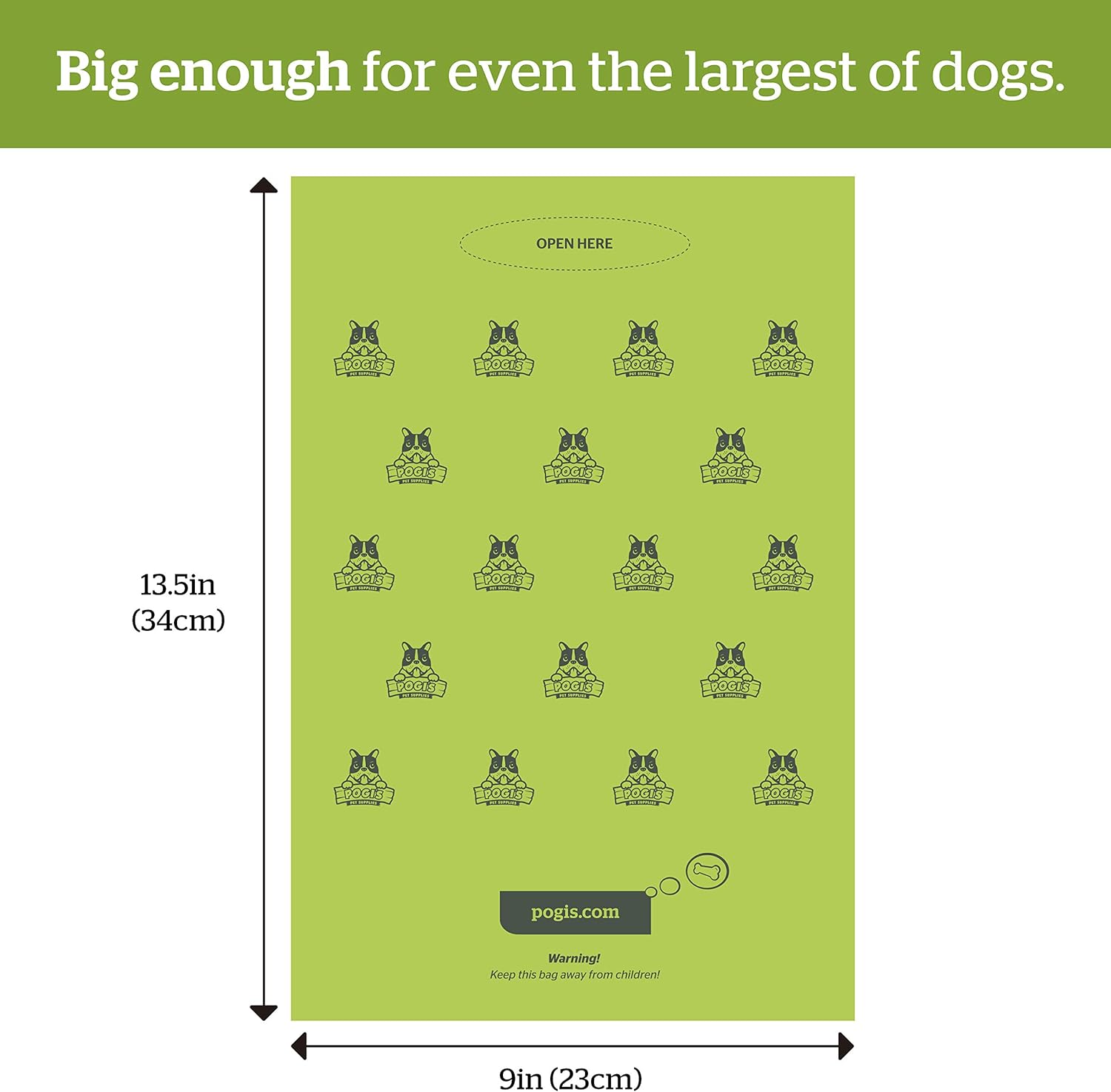 Pogis Pet Supplies Poop Bags - 50 Rolls (750 Dog Poop Bags)  2 Dispensers - Leak-Proof, Earth-Friendly Poop Bags for Dogs · v10