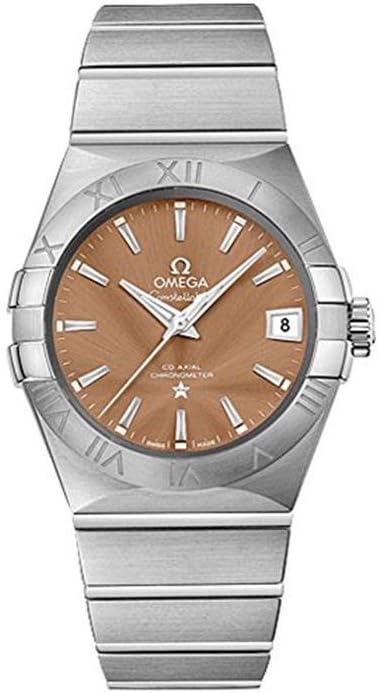 Omega Mens 12310382110001 Constellation Analog Display Swiss Automatic Silver Watch · v7