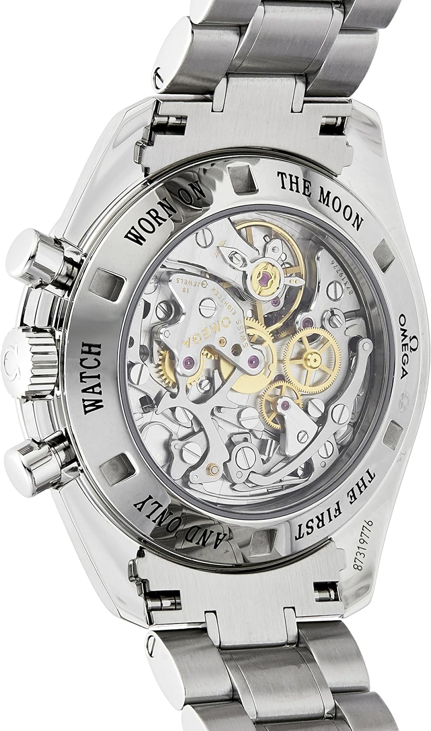 Omega Mens Speedmaster Analog Display Mechanical Hand Wind Silver Watch 311.30.42.30.01.006 · v6