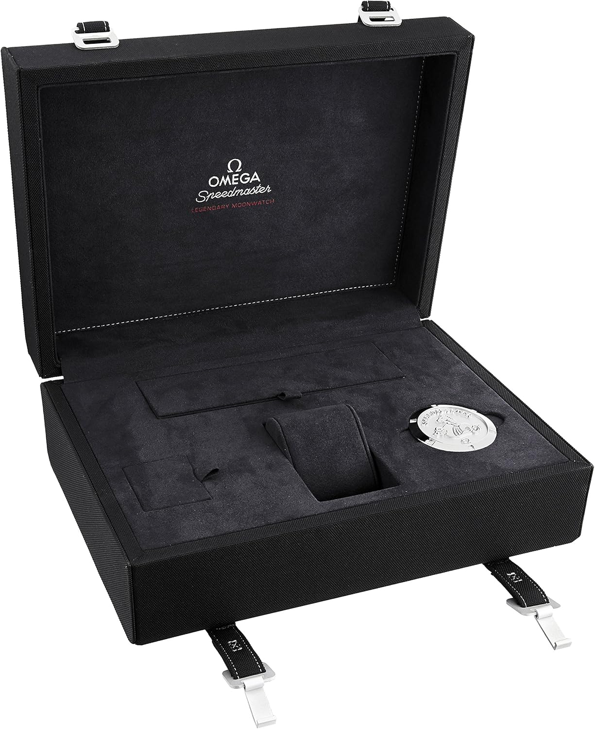 Omega Mens Speedmaster Analog Display Mechanical Hand Wind Silver Watch 311.30.42.30.01.006 · v6