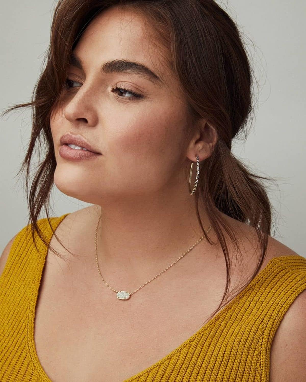 Kendra Scott Elisa Pendant Necklace for Women, Fashion Jewelry, 14k Gold-Plated · v2