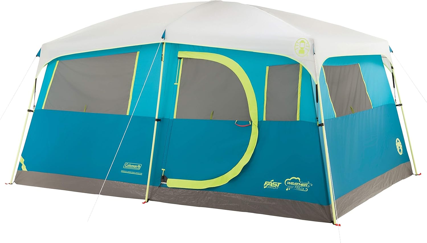 Coleman 8-Person Camping Tent with Built-in Closet | Tenaya Lake Cabin Tent with Fast Pitch Setup · v5