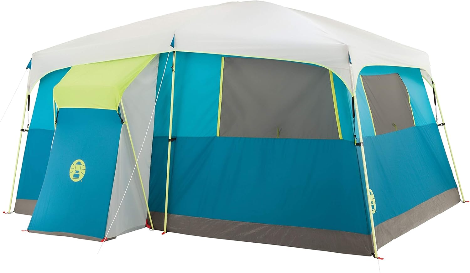 Coleman 8-Person Camping Tent with Built-in Closet | Tenaya Lake Cabin Tent with Fast Pitch Setup · v5