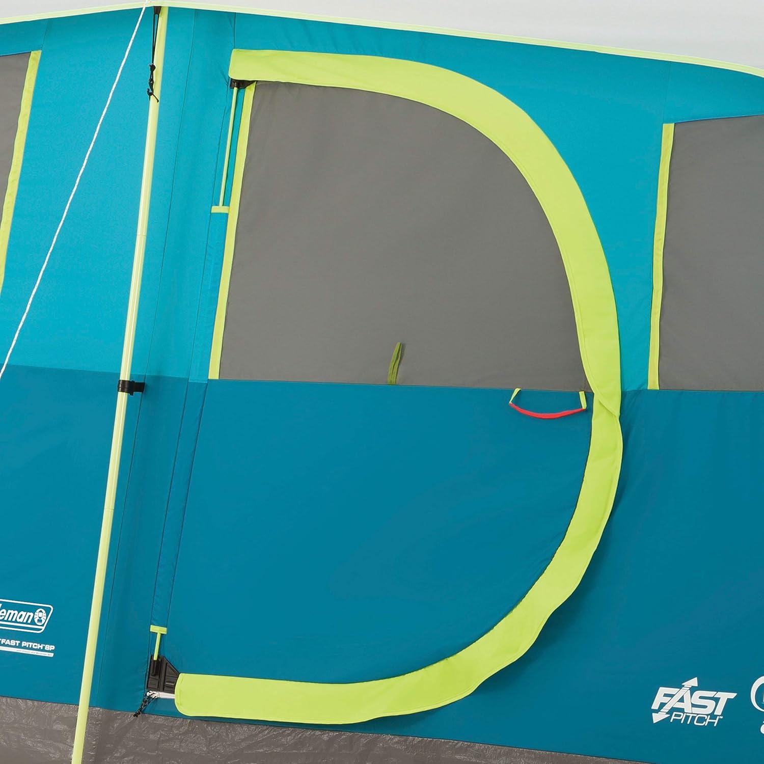 Coleman 8-Person Camping Tent with Built-in Closet | Tenaya Lake Cabin Tent with Fast Pitch Setup · v5