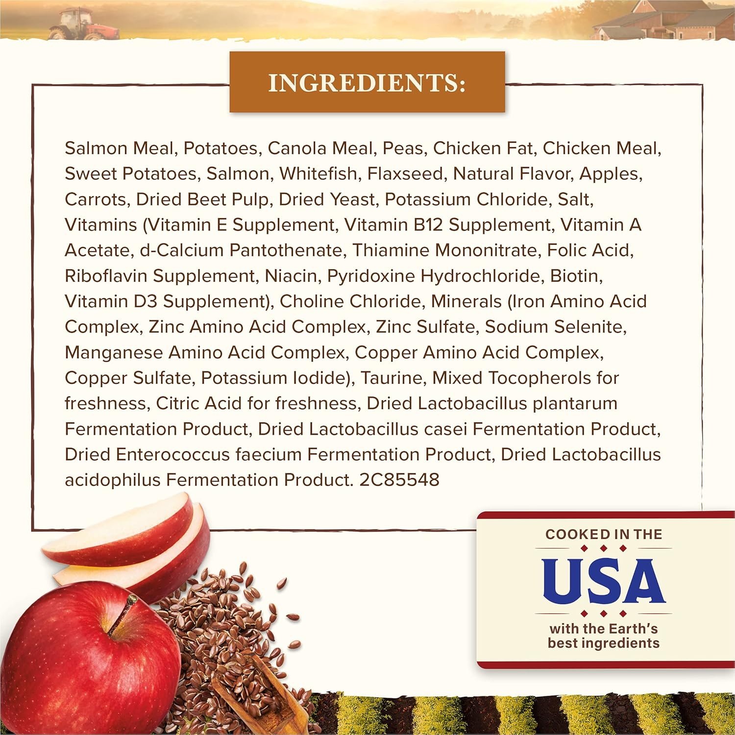 Whole Earth Farms Natural Grain Free Dry Kibble, Wholesome And Healthy Dog Food, Salmon And Whitefish Recipe - 25 LB Bag · v2