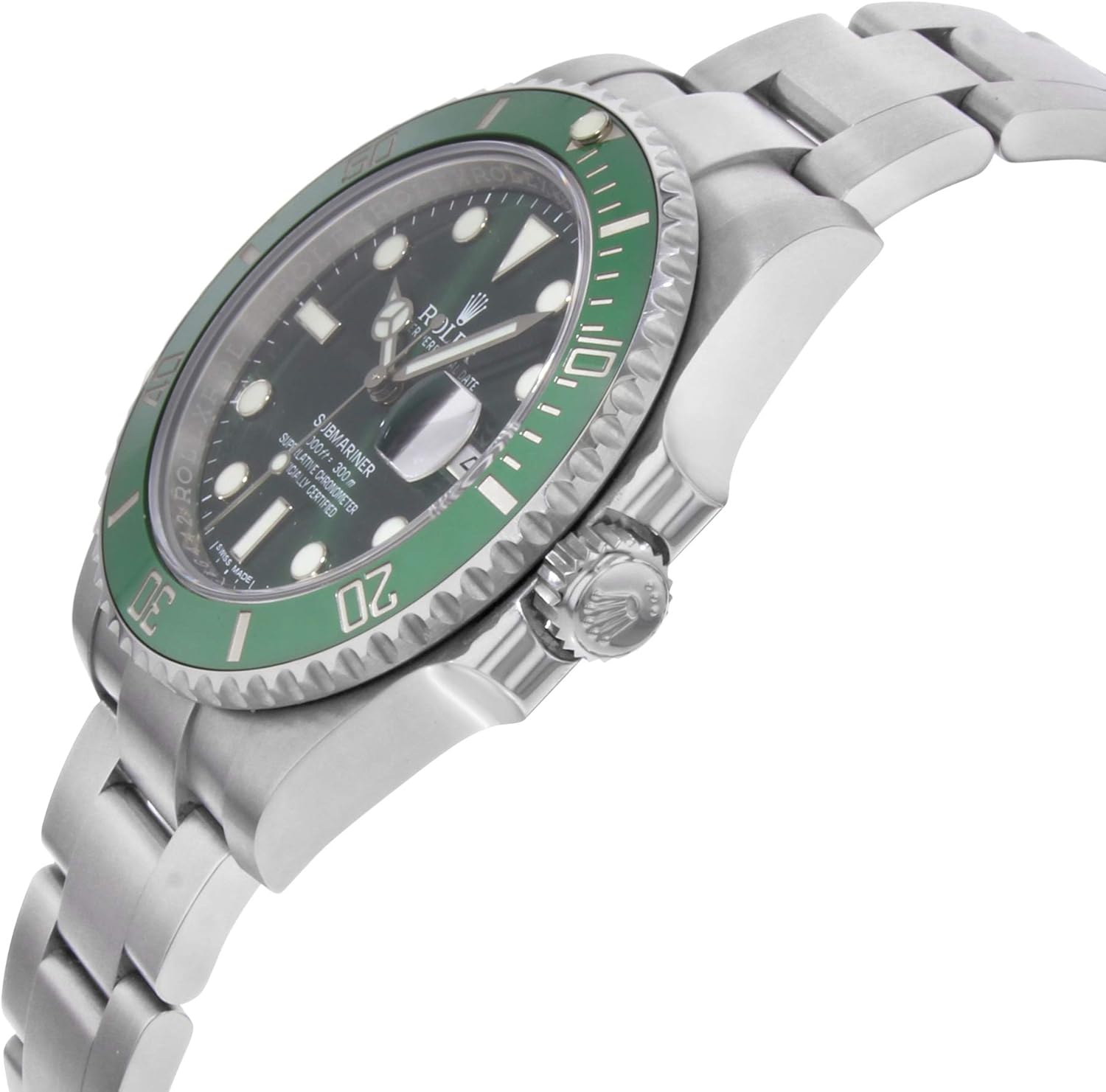 Rolex Submariner Hulk" Green Dial Mens Luxury Watch M116610LV-0002 · v4
