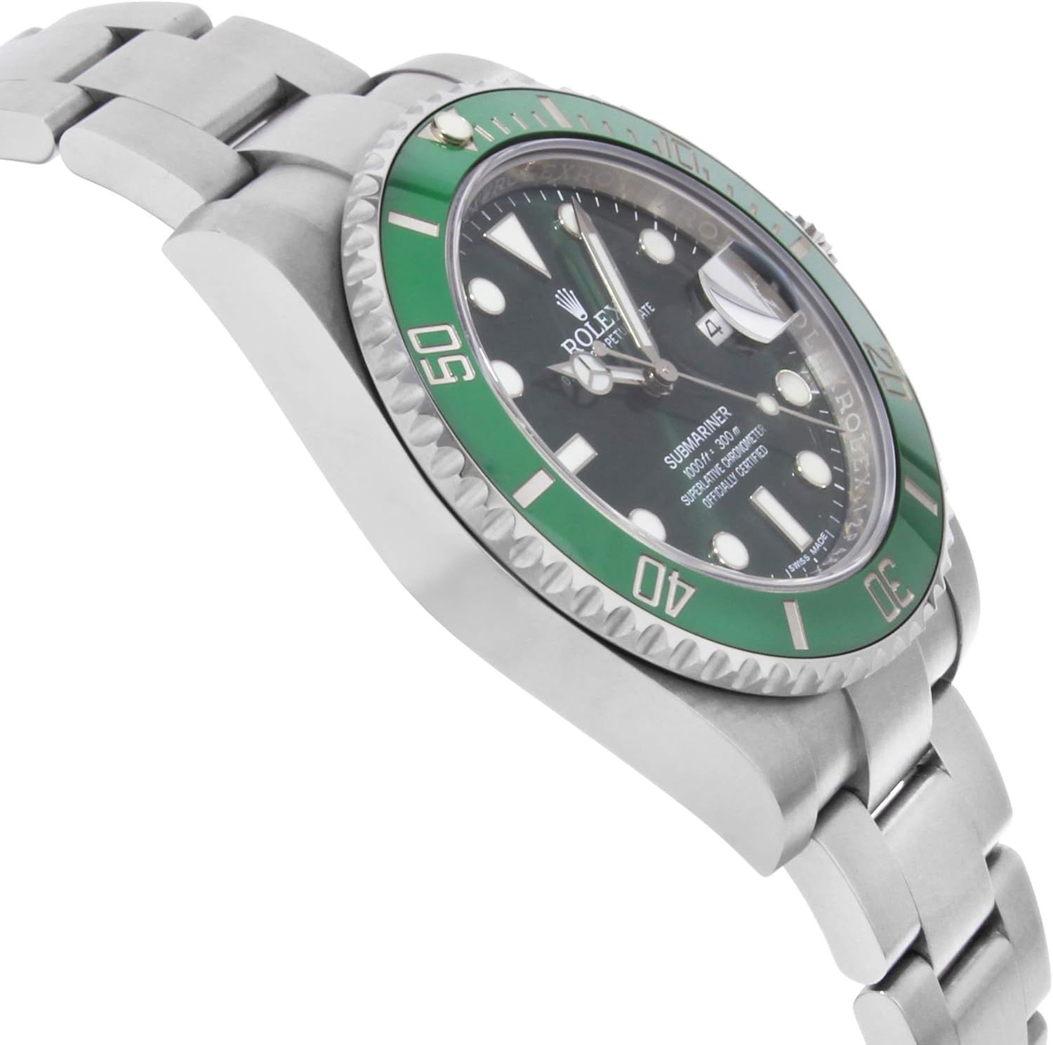 Rolex Submariner Hulk" Green Dial Mens Luxury Watch M116610LV-0002 · v4
