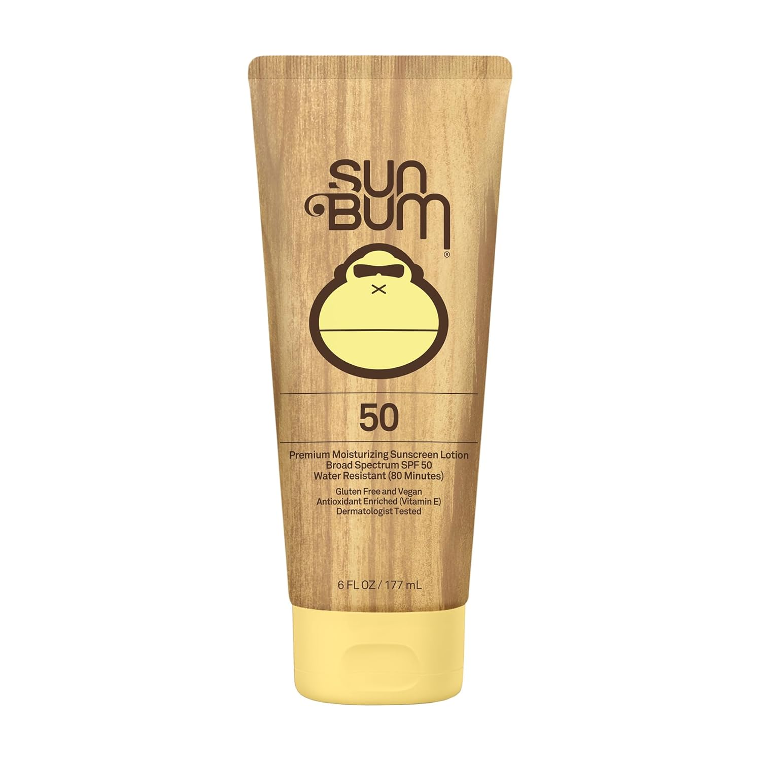 Sun Bum Original Moisturizing Sunscreen SPF 50 Lotion|Reef Friendly Broad Spectrum UVA/UVB Protection|Water Resistant  Non-Greasy Protection,Hypoallergenic,Paraben Free,Gluten Free|SPF 50 6ozTube · v2