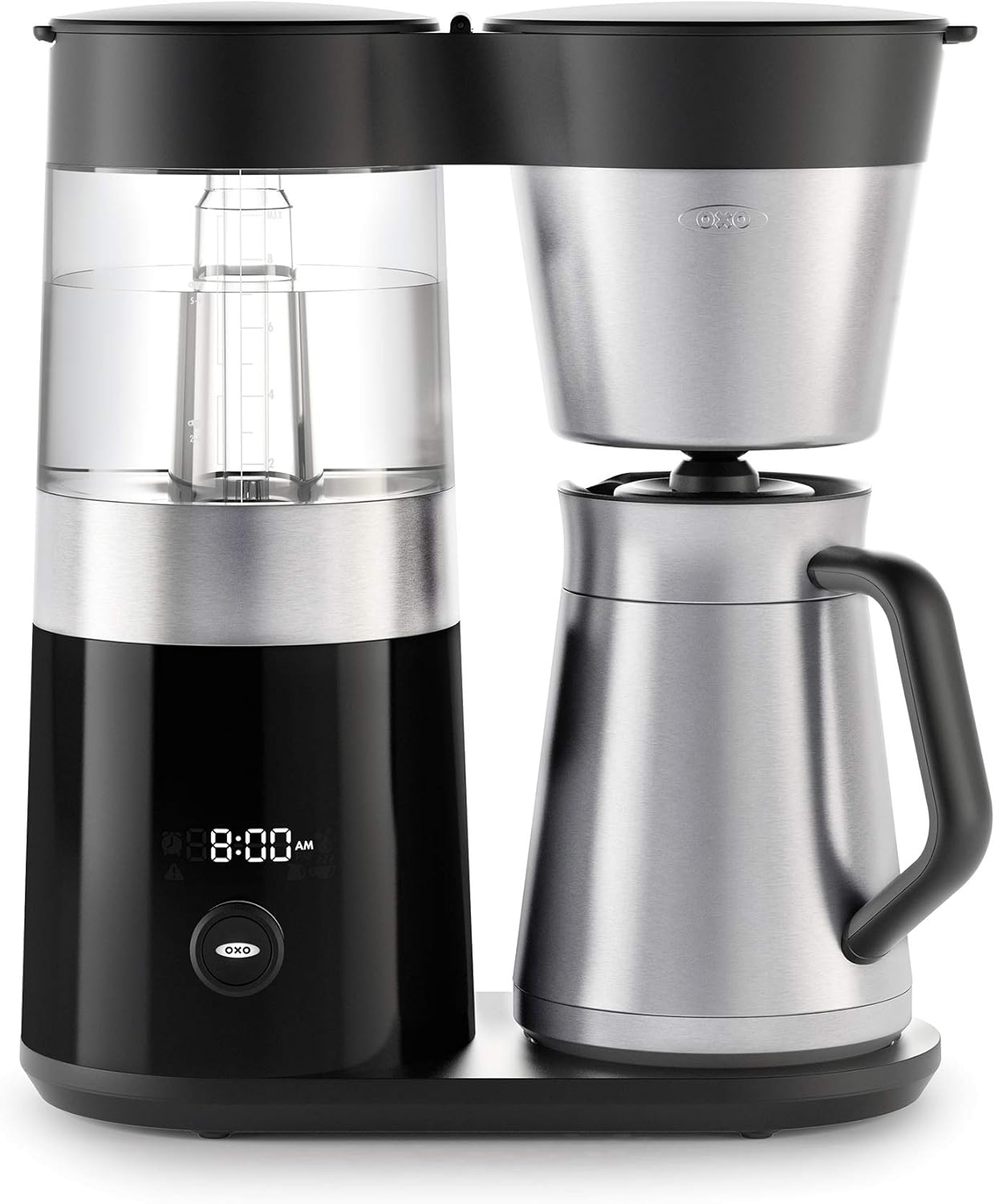 OXO Brew 9 Cup Stainless Steel Coffee Maker,Silver, Black · v2