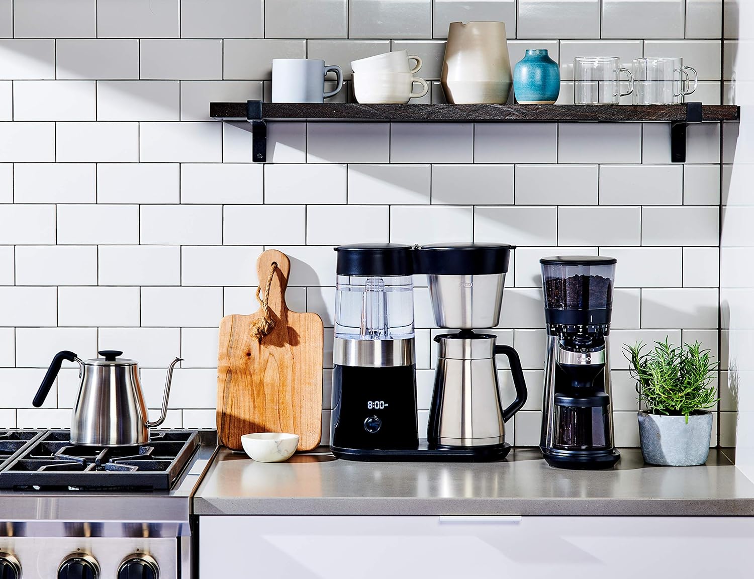 OXO Brew 9 Cup Stainless Steel Coffee Maker,Silver, Black · v2