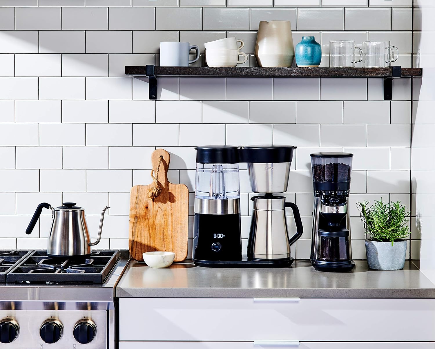 OXO Brew 9 Cup Stainless Steel Coffee Maker,Silver, Black · v2