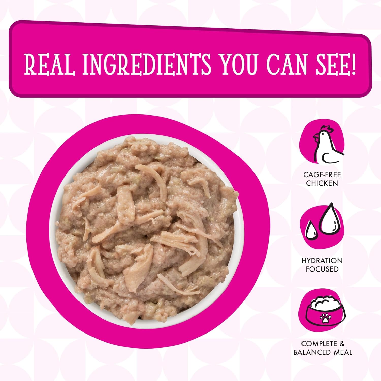 Weruva Dogs in The Kitchen, Fowl Ball with Chicken Breast  Turkey Au Jus Dog Food, 2.8oz Pouch (Pack of 12) · v2