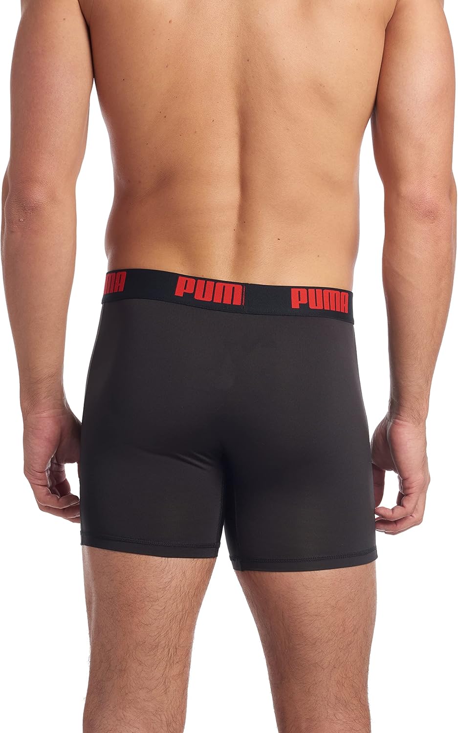 PUMA Mens 3 Pack Performance Boxer Briefs