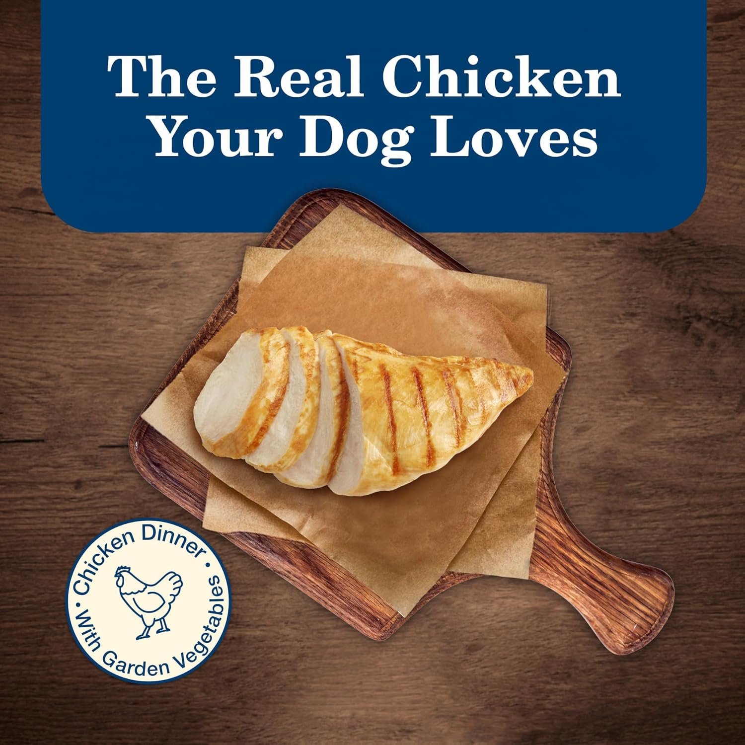 Alimento húmedo para perros Blue Buffalo Homestyle Recipe para adultos de razas pequeñas, hecho con ingredientes naturales, receta de pollo, 5.5 onzas Latas (24 unidades)