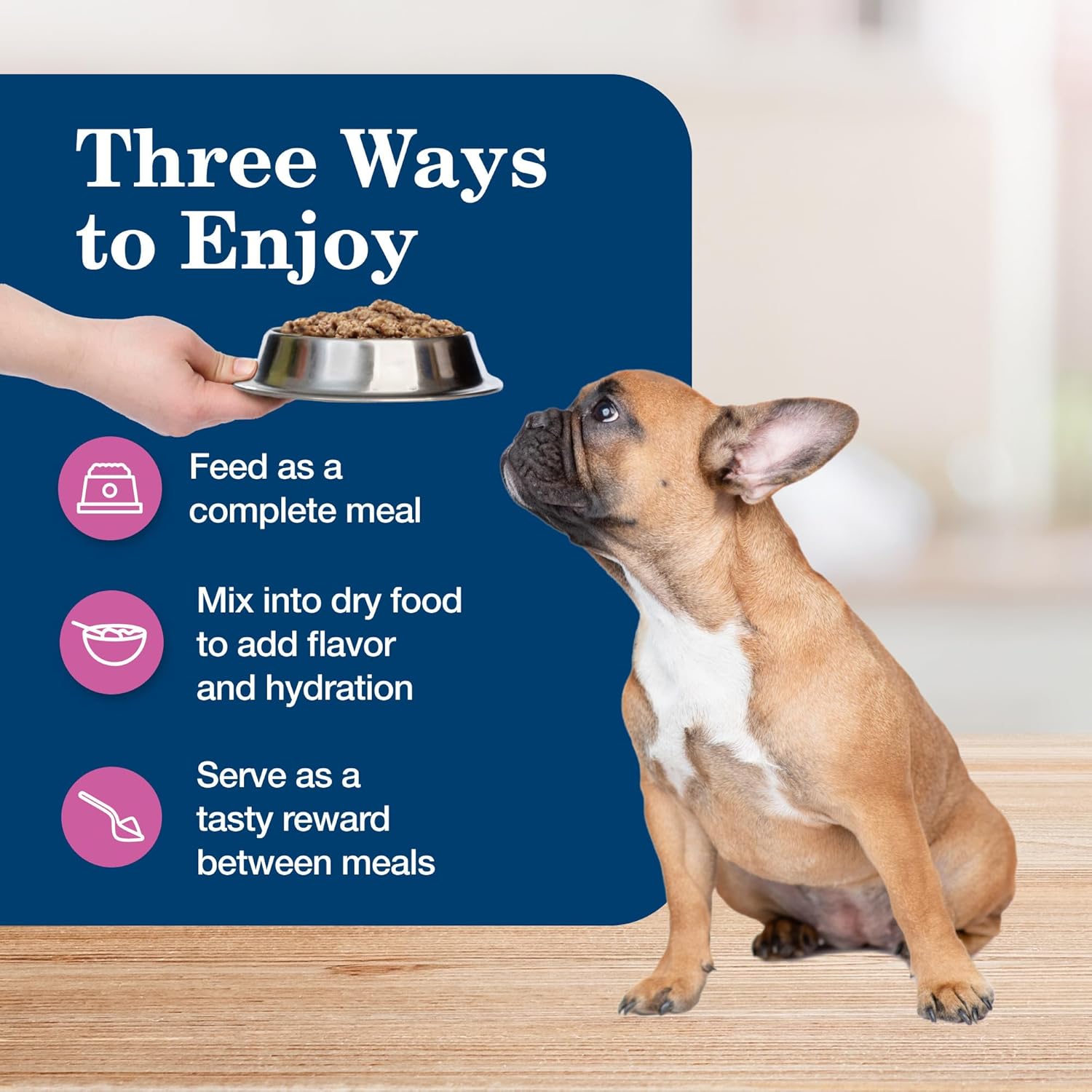Alimento húmedo para perros Blue Buffalo Homestyle Recipe para adultos de razas pequeñas, hecho con ingredientes naturales, receta de pollo, 5.5 onzas Latas (24 unidades)