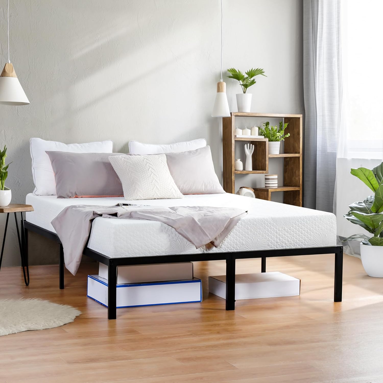 ที่นอน Olee Sleep Full ที่นอนเมมโมรี่โฟมเจลหนา 9 นิ้ว ผสมเจลเพื่อความสบายและบรรเทาแรงกด ผ่านการรับรอง CertiPUR-US เตียงในกล่อง แน่นปานกลาง ขนาดเต็ม