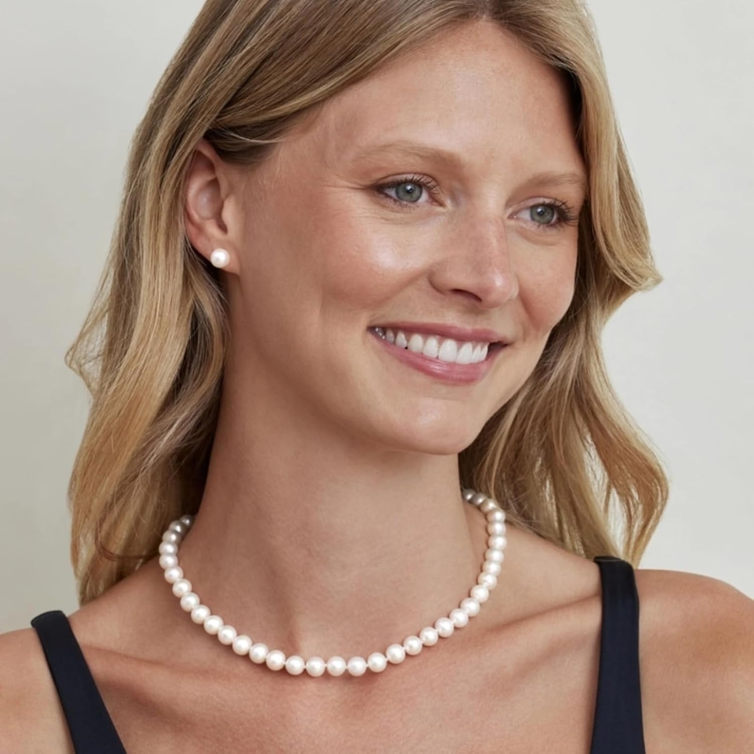 ชุดเครื่องประดับไข่มุกทองคำ 14K จาก The Pearl Source สำหรับผู้หญิง - ชุดสร้อยคอและต่างหูไข่มุกน้ำจืดและสร้อยข้อมือไข่มุก | ไข่มุกเลี้ยงแท้