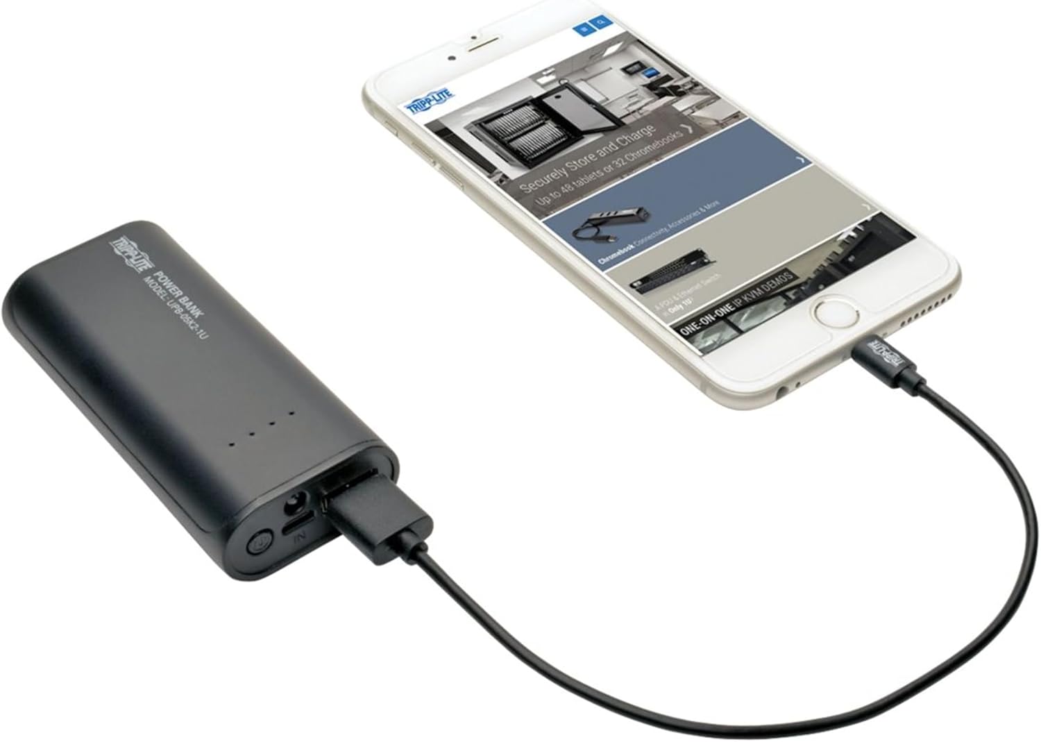 TRIPP LITE Portable 5200mAh Mobile Power Bank USB Battery Charger (UPB-05K2-1U)