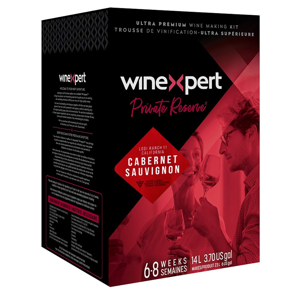 Winexpert Eclipse Lodi Ranch 11 Cabernet Sauvignon (mit Traubenschalen) Weinzutatenset