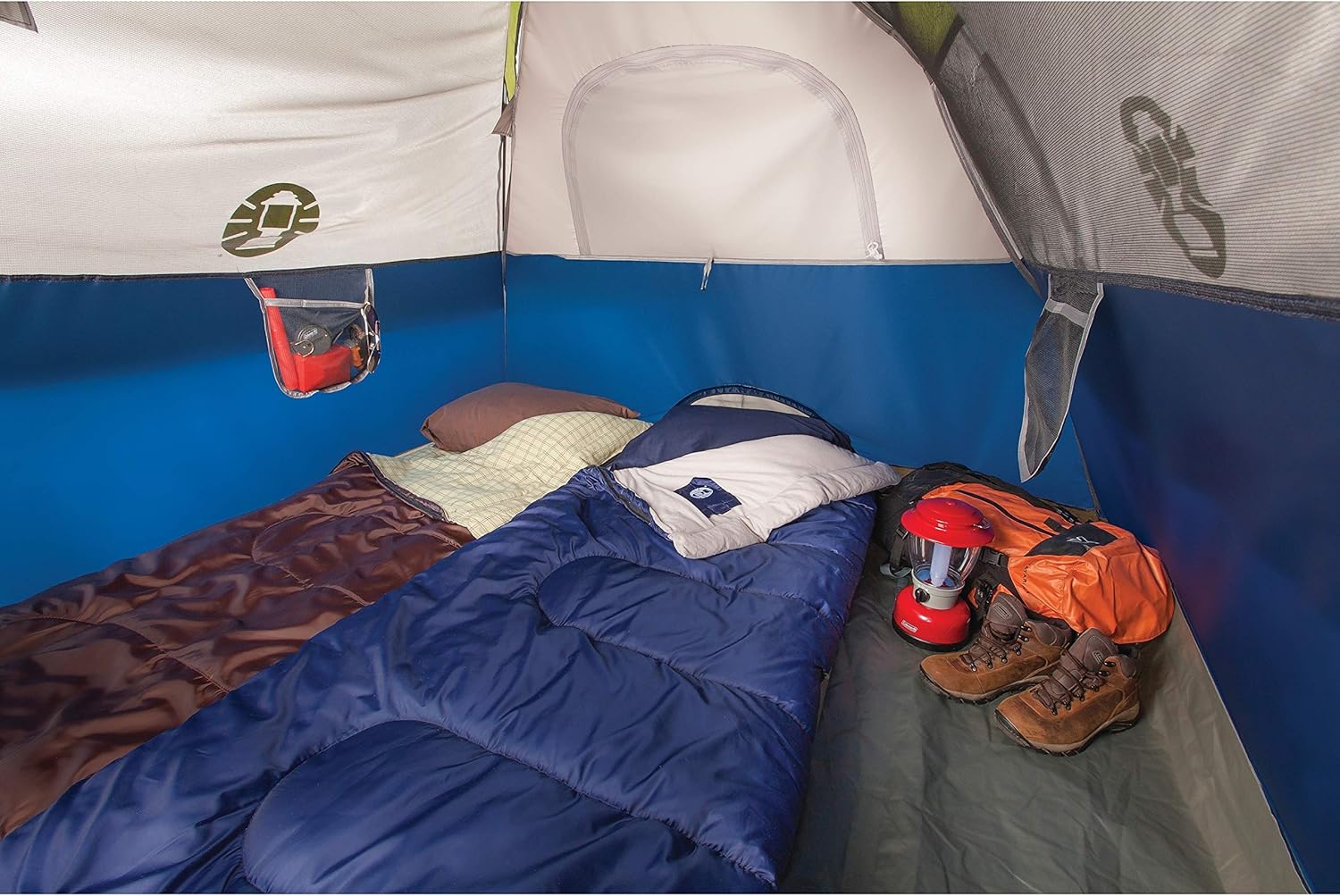 Coleman Sundome Camping Tent, 2/3/4/6 Person Dome Tent with Snag-Free Poles for Easy Setup in Under 10 Mins, Included Rainfly Blocks Wind  Rain, Tent for Camping, Festivals, Backyard, Sleepovers · v2