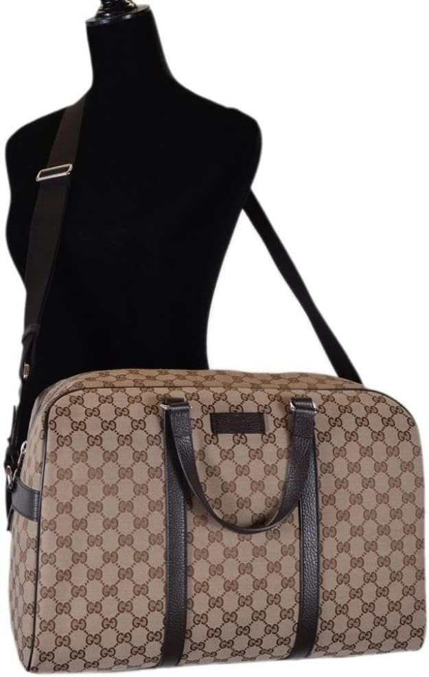 Gucci Duffle Travel Militare GG бежевый черный Tmoro сумка сумка Италия новый