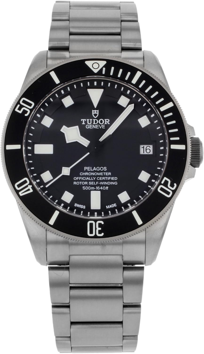 Tudor Pelagos Kronometre Siyah Kadranlı Titanyum Erkek Kol Saati M25600TN-0001