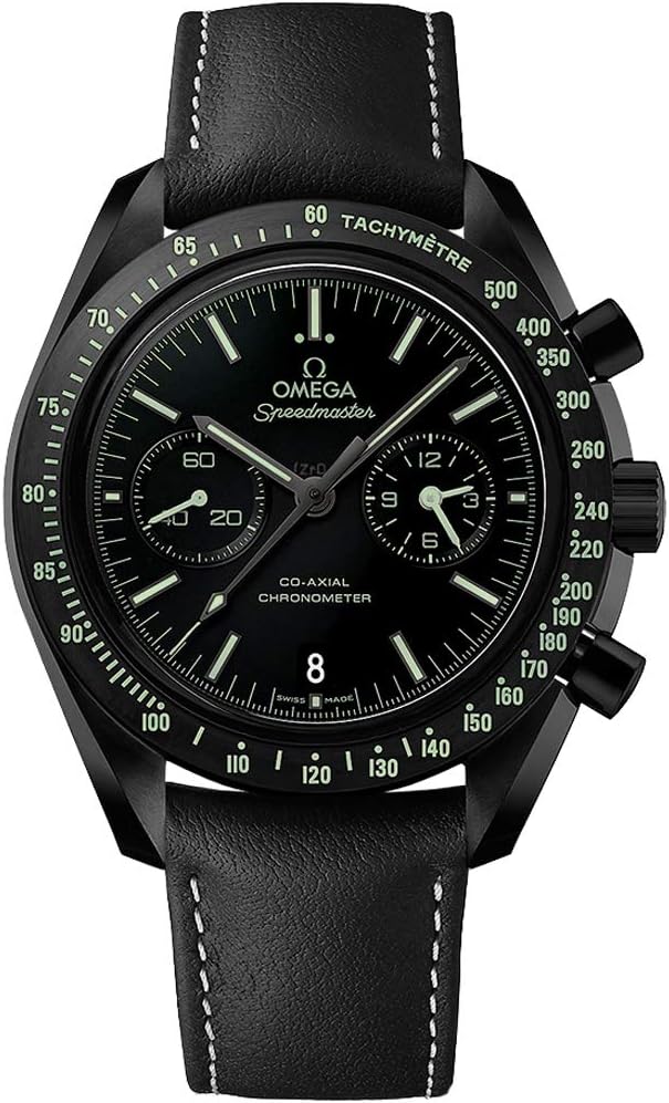 Zegarek męski Omega Speedmaster Moonwatch Koosiowy chronograf Dark Side of the Moon Pitch Black” Zegarek męski 311.92.44.51.01.004