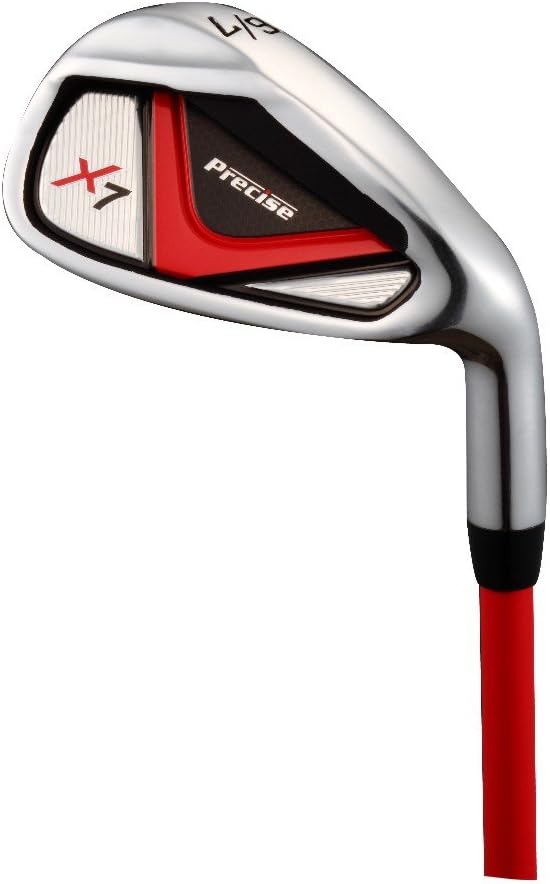 Distintivo set da golf junior per mancini da 6 a 8 anni (altezza da 38 a 4'4 pollici) Il set include: driver (15"), Hybrid Wood (22*), 2 ferri da stiro, putter, borsa con supporto bonus 2 copricapi