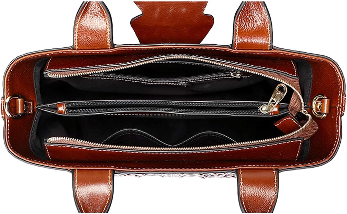 Sacs à main PIJUSHI Designer Top Handle pour femmes Sac à main en crocodile et sac à main en cuir