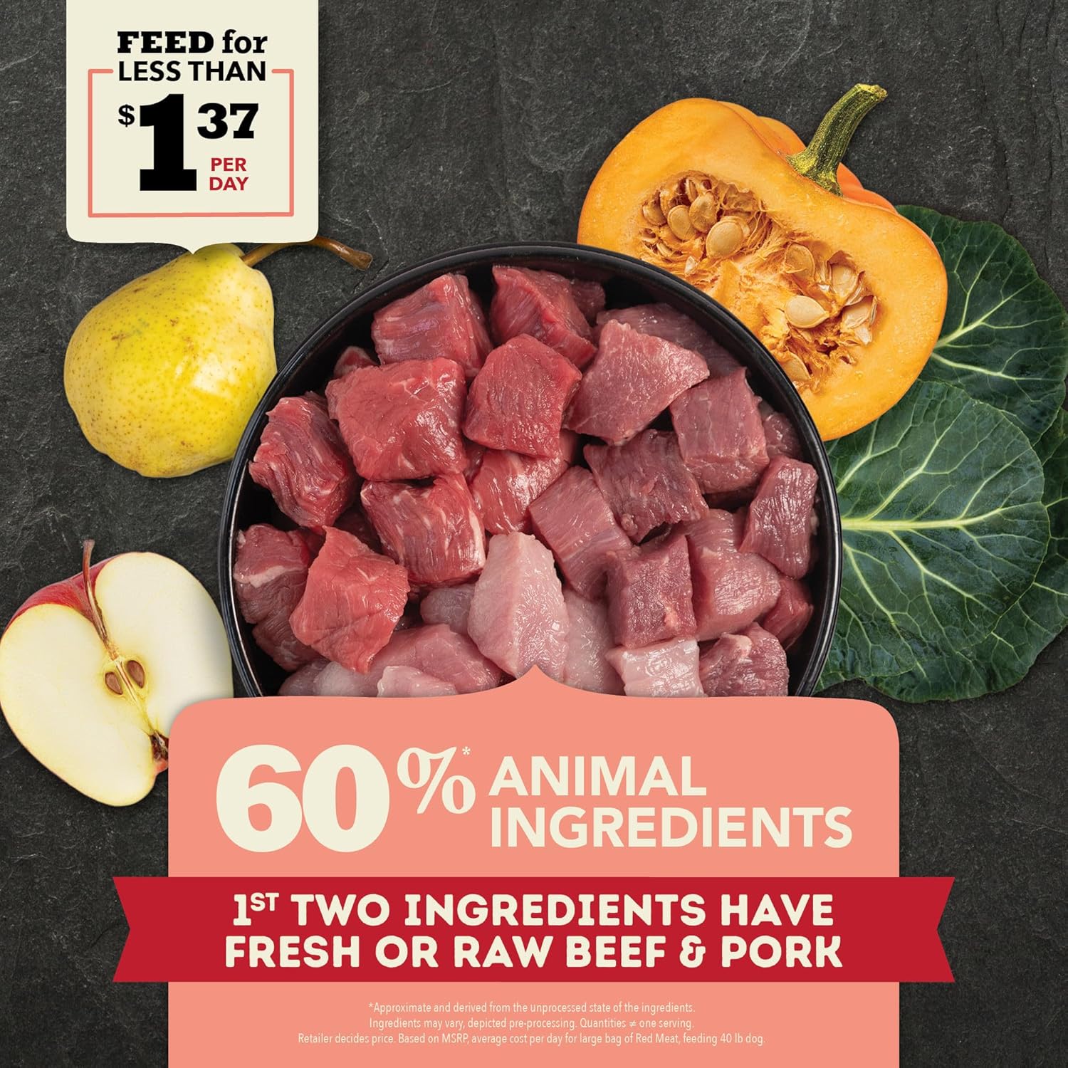 ACANA® Red Meat Recipe, Grain-free Dry Dog Food, 25 lb