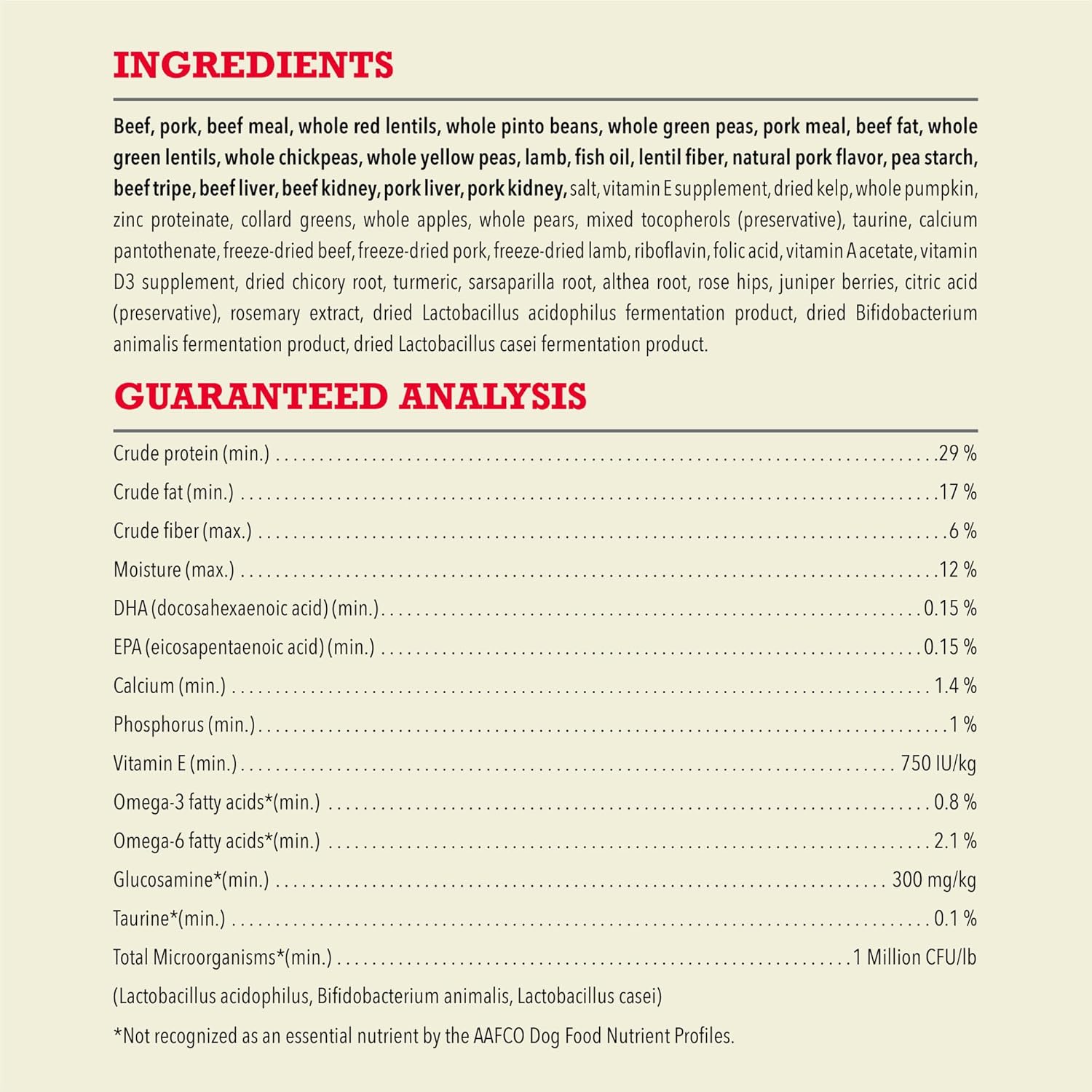 ACANA® Red Meat Recipe, Grain-free Dry Dog Food, 25 lb