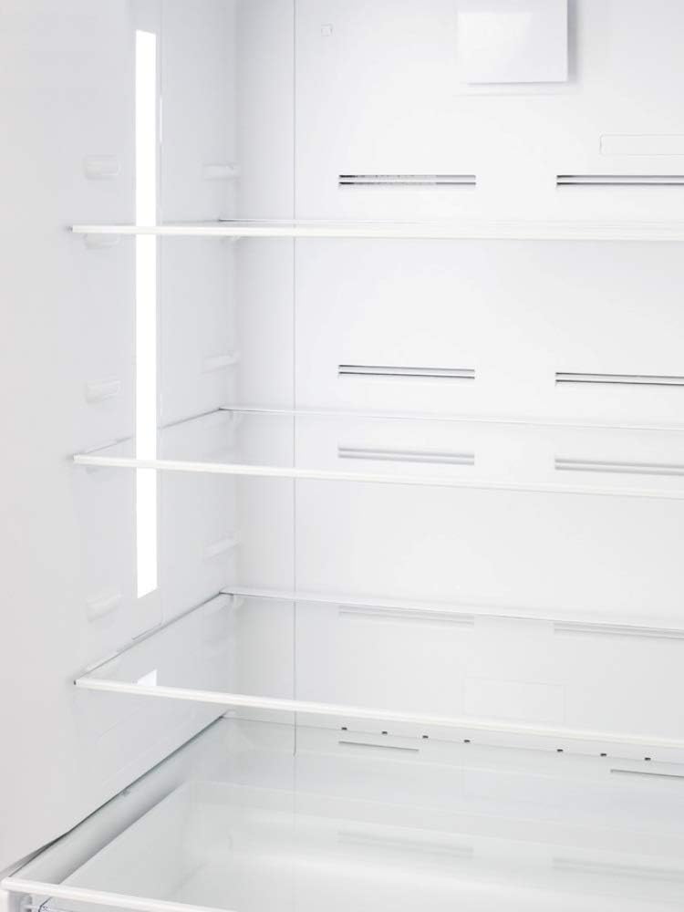 Summit Appliance FF1512SSIM ENERGY STAR Certified Counter Depth 28 Wide 12.6 Cu.Ft. Top Mount Refrigerator-Freezer with Stainless Steel Door, Platinum Cabinet and Icemaker · v4