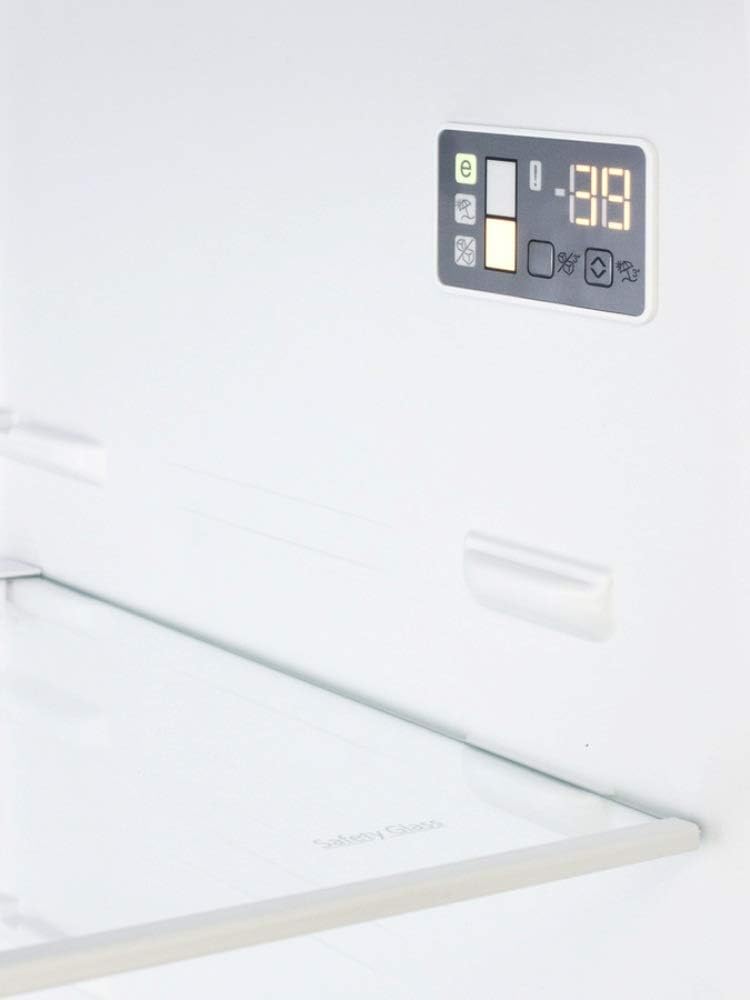 Summit Appliance FF1512SSIM ENERGY STAR Certified Counter Depth 28 Wide 12.6 Cu.Ft. Top Mount Refrigerator-Freezer with Stainless Steel Door, Platinum Cabinet and Icemaker · v4