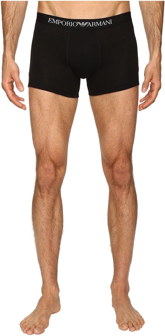 Emporio Armani Mens Cotton Boxer Briefs, 3-Pack