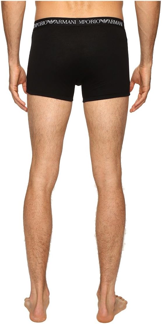 Emporio Armani Mens Cotton Boxer Briefs, 3-Pack